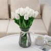 10pcs Lifelike PU Tulip Artificial Flowers: Perfect for Home Decor, Wedding Decorations, and Events - Realistic Feel Tulips for Added Elegance 2025 -