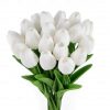 10pcs Lifelike PU Tulip Artificial Flowers: Perfect for Home Decor, Wedding Decorations, and Events - Realistic Feel Tulips for Added Elegance 2025 -