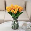 10pcs Lifelike PU Tulip Artificial Flowers: Perfect for Home Decor, Wedding Decorations, and Events - Realistic Feel Tulips for Added Elegance 2025 -