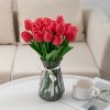 10pcs Lifelike PU Tulip Artificial Flowers: Perfect for Home Decor, Wedding Decorations, and Events - Realistic Feel Tulips for Added Elegance 2025 -