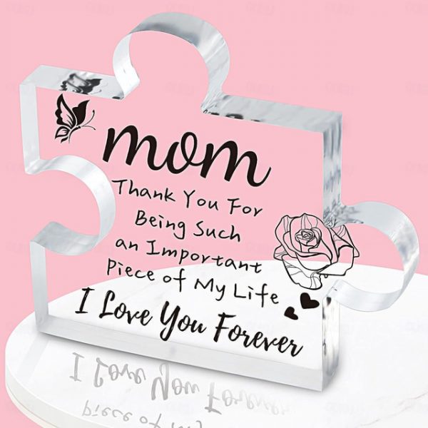 1pc, Gifts For Women, Engraved Puzzle Acrylic Plaque 3.94 X 3.94 Inch (About 10 X 10 Cm), Birthday Gifts For Women Friendship, Friendship Gifts For Wo