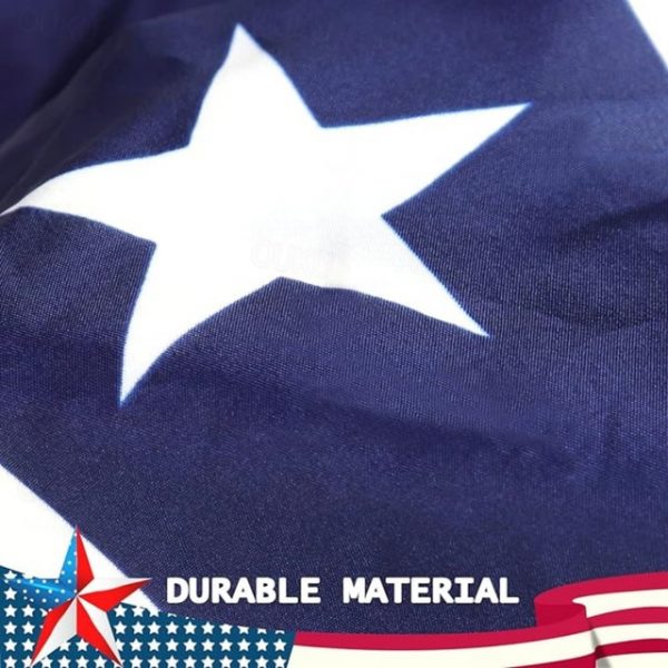 2 Pack USA Patriotic Pleated Fan Flags 3x6 Feet 4th of July Independence Day Large American Flags Bunting Patriotic Stars Stripes Pleated Fan USA Flag