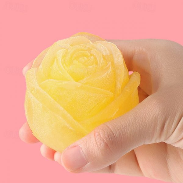 3D Rose Ice Cube Mold - Easy Release, Food Grade Silicone 2025 - US $5.99