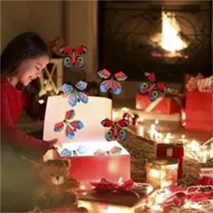 5pcs/set Flying In The Book Magic Butterfly Flying Card Toy With Empty Hands Butterfly Wedding Magic Props Tricks Christams Gift 2025 - US $6.99