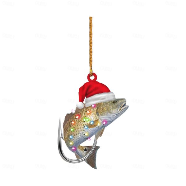 Christmas Ornament Xmas Tree 2D Acrylic Hanging Pendants Decorative Exquisite Home Farmhouse Party Decor 2024 - US $2.99