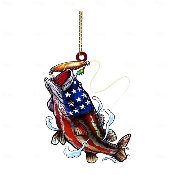 Christmas Ornament Xmas Tree 2D Acrylic Hanging Pendants Decorative Exquisite Home Farmhouse Party Decor 2024 - US $2.99