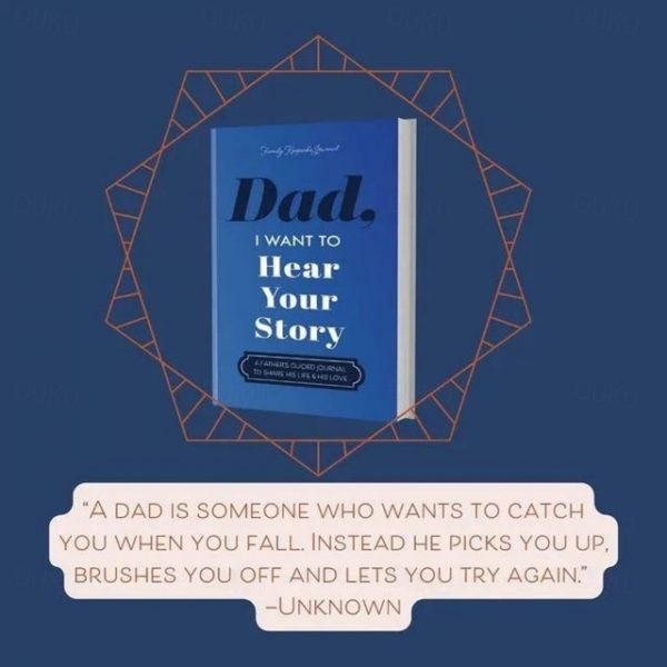 Dad I Want to Hear Your Story Heirloom Edition A Father’s Guided Journal To Share His Life & His Love Christmas Gift For Dad,Mom (Brown Type is Hardco