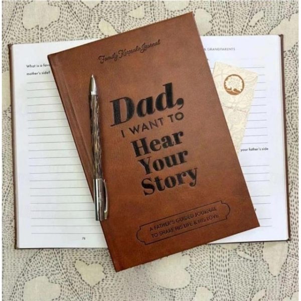 Dad I Want to Hear Your Story Heirloom Edition Fathers Day Gifts for Dad A Father's Guided Journal To Share His Life & His Love (Brown Type is Hardcov