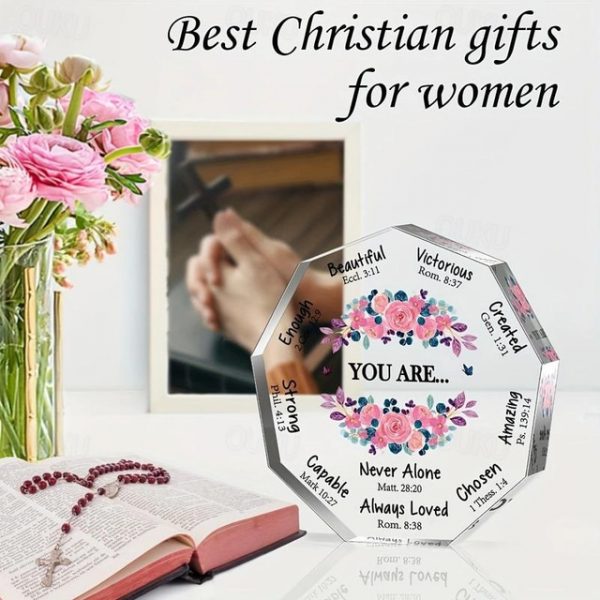 Gifts for Women (4*4Inch), Birthday Gifts Inspiration Religious Gifts Spiritual Gifts Catholic Gifts For Women Her Mom Friends Female Coworker Sister