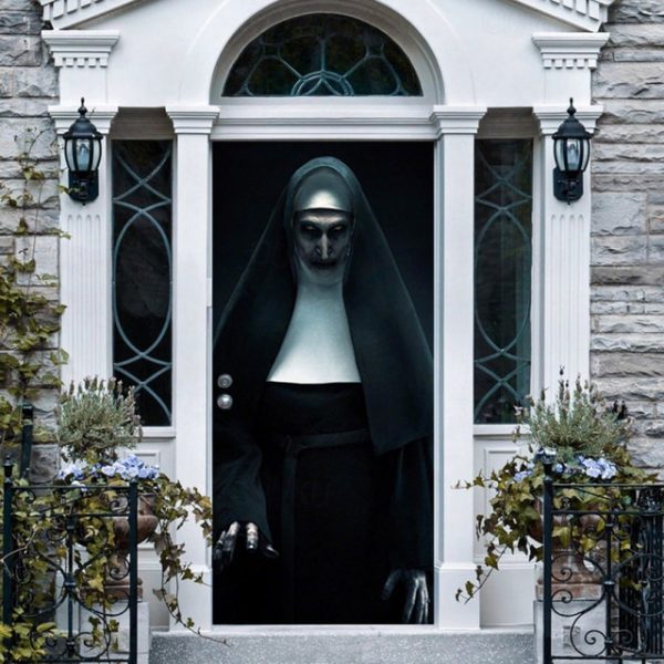 Halloween Ghost Sister Creative 3D Door Sticker Personalized Wood Door Home Decoration Wall Decal Paper Refurbished Wall Decal 2025 - US $22.99