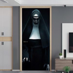 Halloween Ghost Sister Creative 3D Door Sticker Personalized Wood Door Home Decoration Wall Decal Paper Refurbished Wall Decal 2025 - US $22.99