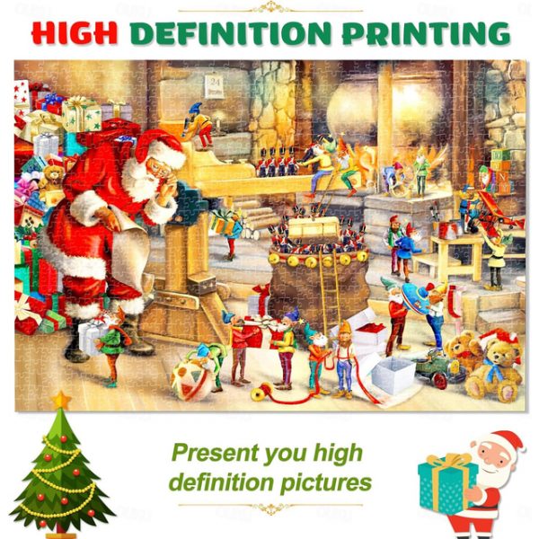 Jigsaw Puzzle Advent Calendar 2024-1008 Pieces Jigsaw Puzzle for Adult Kids,24 Days Countdown Calendar,The Birth of Jesus,Family Game Puzzle,Christmas