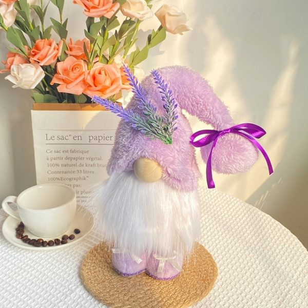 Mother's Day Gnome Decoration, Purple Standing Faceless Gnome Doll, Tabletop Figurine for Mom, Cute Holiday Shelf Decor Gift for Her 2025 - US $5.99