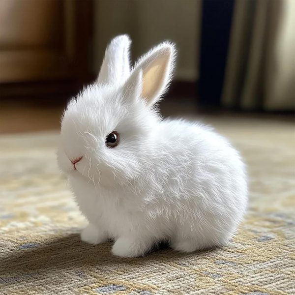 My Realistic Bunny Toy, Interactive Bunny Easter Decoration Realistic Bunny Gift for Kids- Jumping, Twitching, and Shaking Ears, Bunny Realistic Bunny