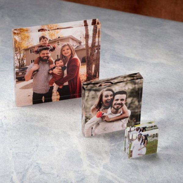 Personalized Graduation Photo Block Acrylic Custom Glass Photo Block Acrylic Block Photo Crystal Wedding Gift Birthday Father's Day Weddings 2025 - US