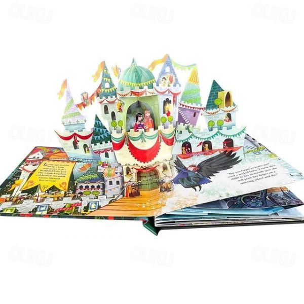 Pop-Up Fairy Tales 3D Picture Book Laser Cut, Eco-Friendly, High-Quality Paper Perfect for Anniversaries, Birthdays, Weddings Exquisite, Unique Design